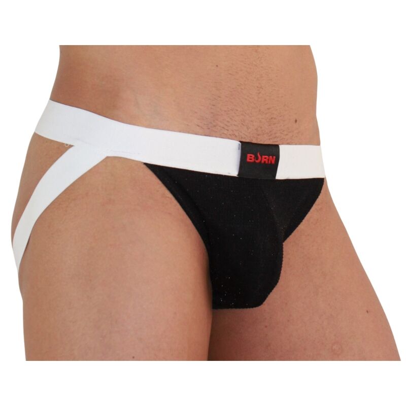 Burn 004 Jock Brilhante Preto/branco M