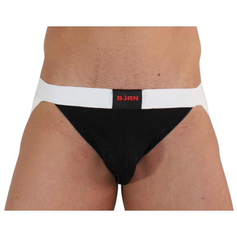 Burn 004 Jock Brilhante Preto / Branco L