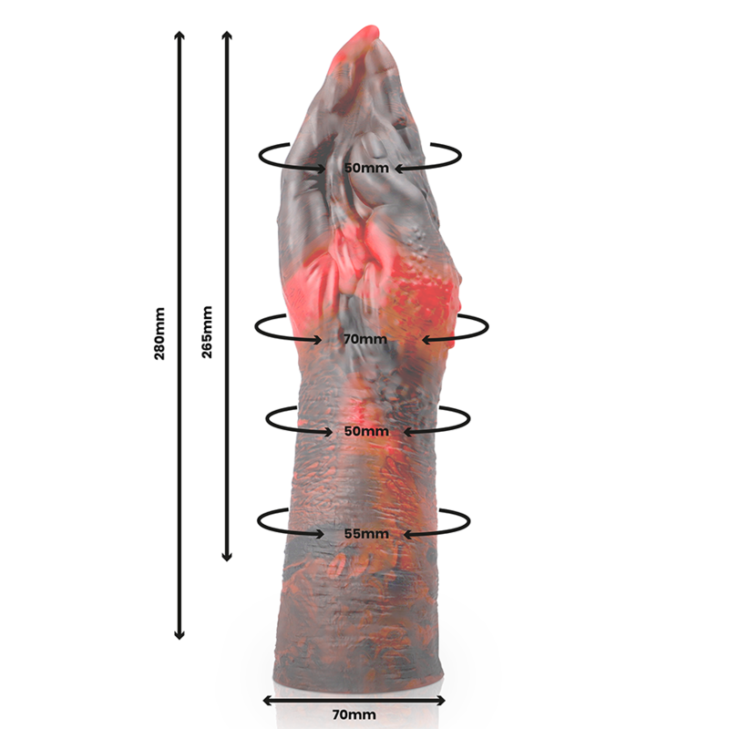 Epic Lilith Dildo Demónio Maligno L