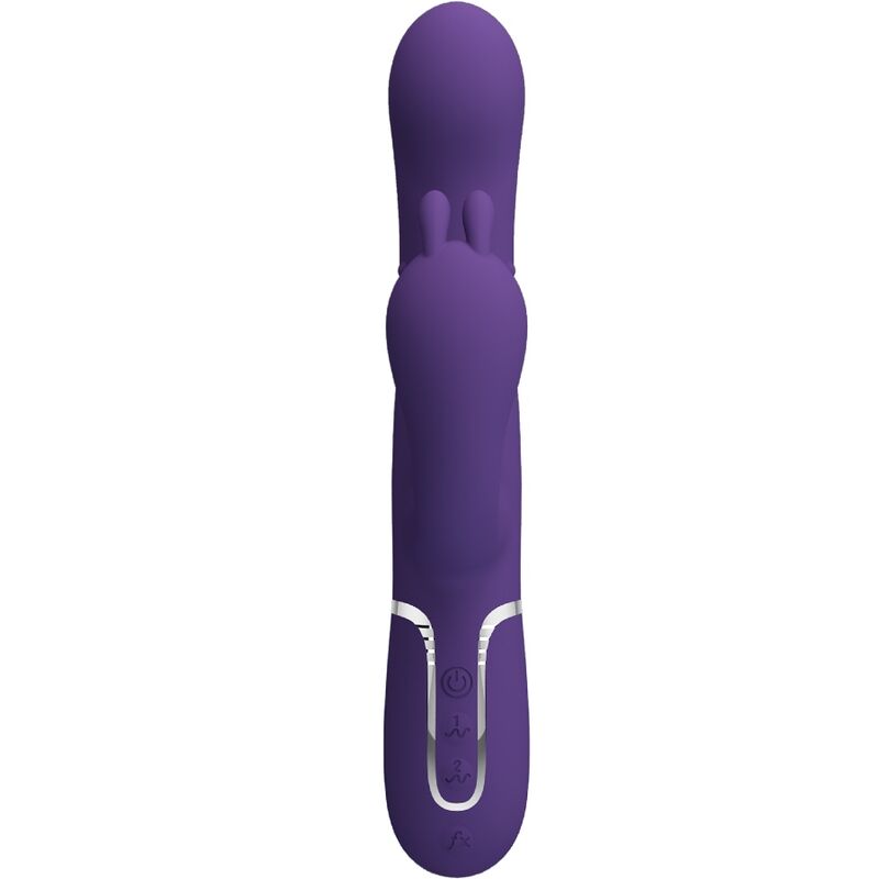 Pretty Love Cammy Triplo Vibrador Multifunção 4 Em 1 Roxo