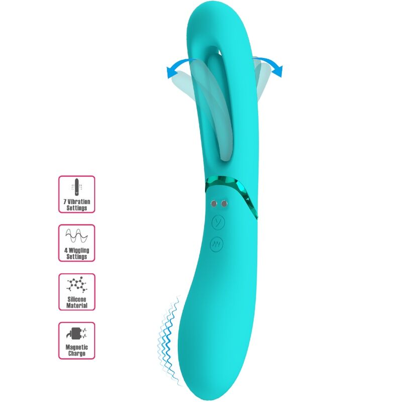 Romance Vibrador Lexie G-spot 7 Vibrações Azul