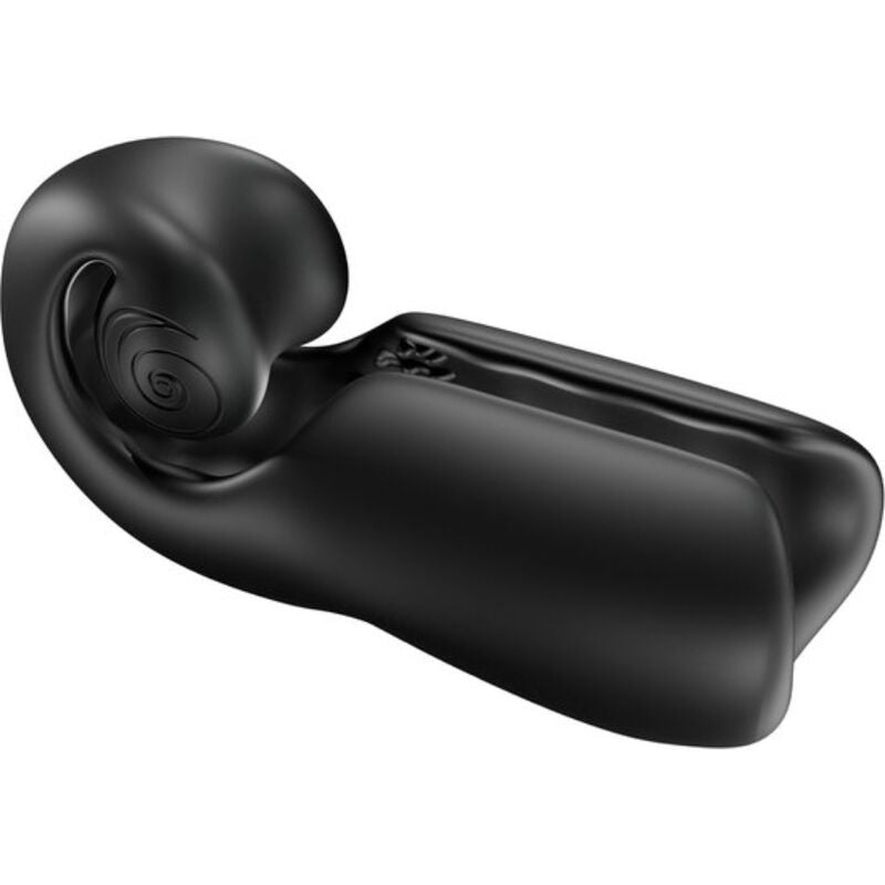 Snail Vibe Evo para Ele Masturbador Masculino Slide N'roll Preto