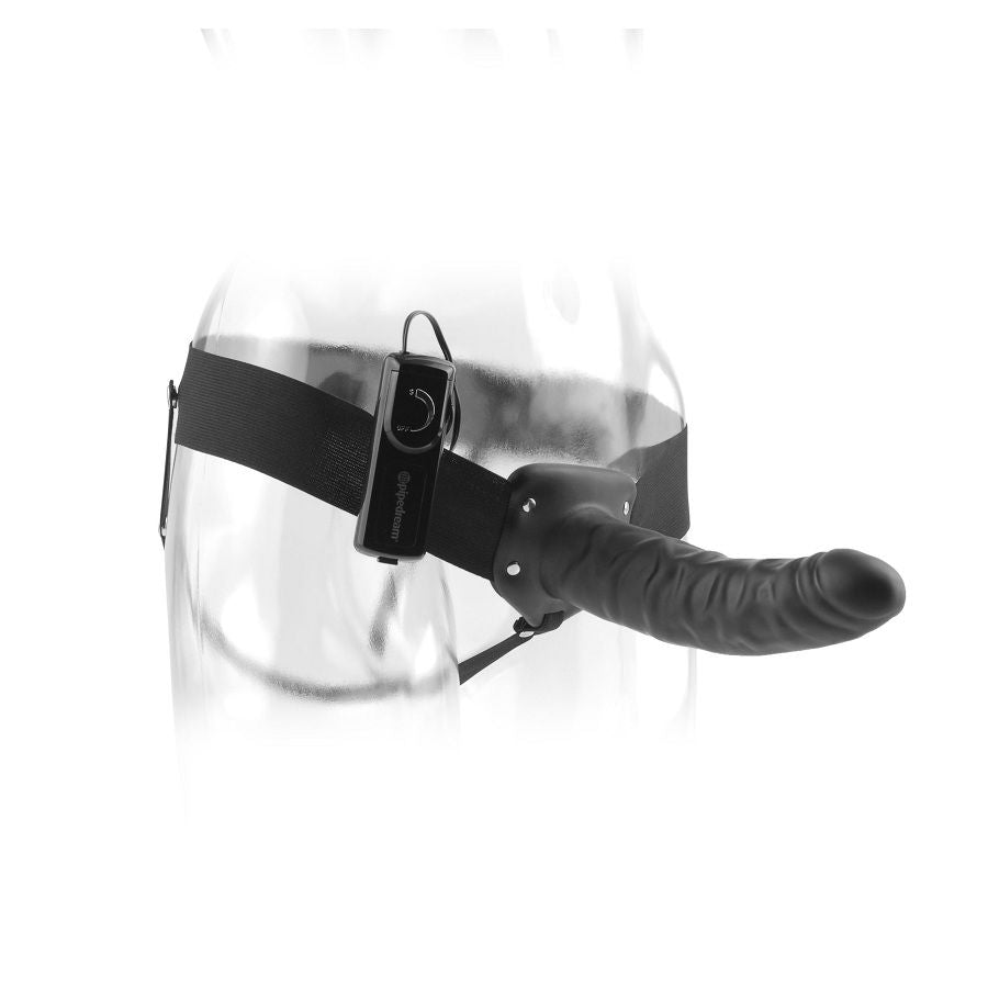 Fetish Fantasy Series 19 Cm Vibratório Oco Strap-on Preto