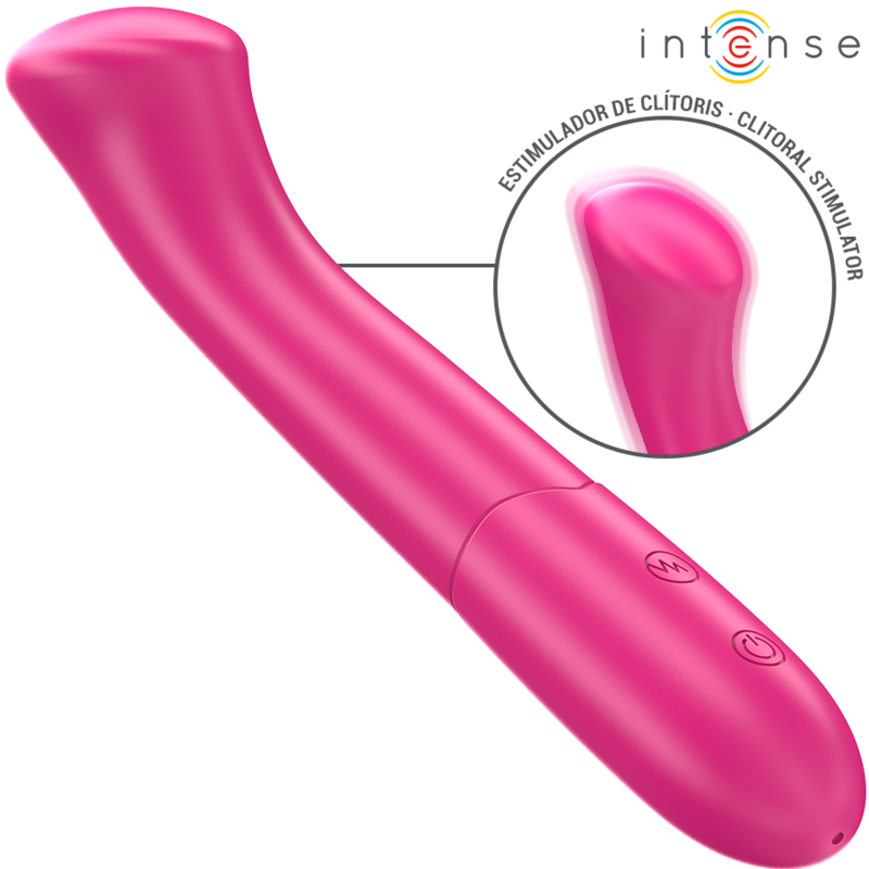Intense Paty Vibrador 19 Cm Flexível 10 Vibrações Modelo 2 Rosa