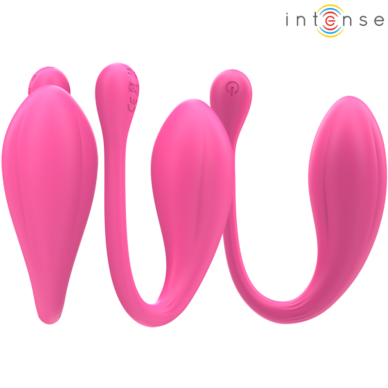 Intense Janice Vibrador U Dupla Estimulação 10 Vibrações Rosa Controle Remoto