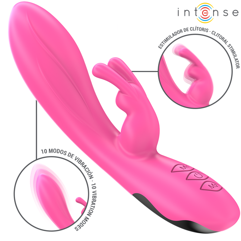 Intense Randall Rabbit Vibrador 10 Vibrações Rosa
