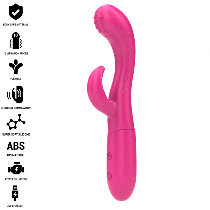 Intense Amara Vibrador Com Língua Estimulante 10 Vibrações Rosa