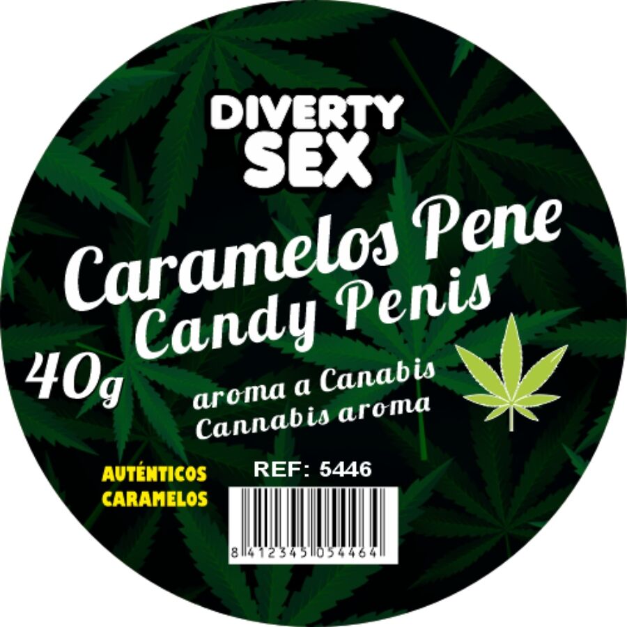 Diablo Goloso - 20 Pénis Doces Cannabis Aroma