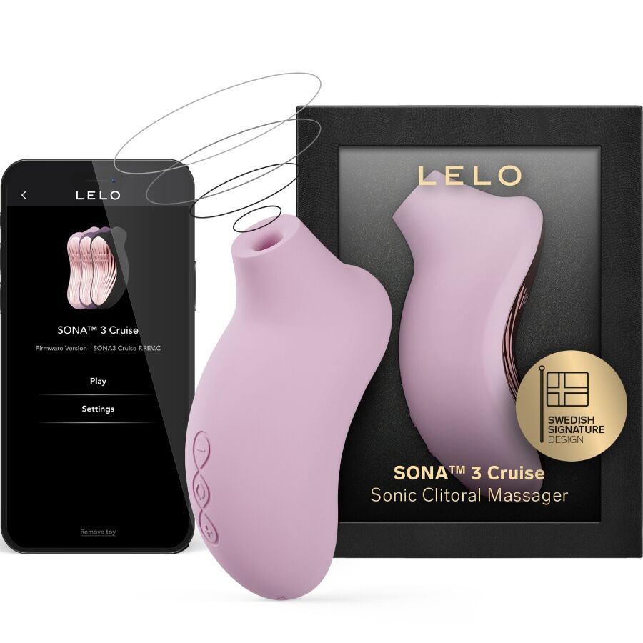 Lelo - Sona 3 Cruise Massageador Clitórico Sônico Rosa Claro