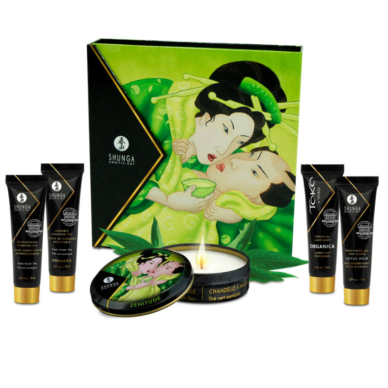 Shunga Kit de Chá Verde Orgânico Secret Geisha