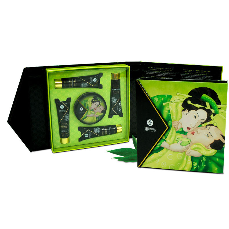 Shunga Kit de Chá Verde Orgânico Secret Geisha