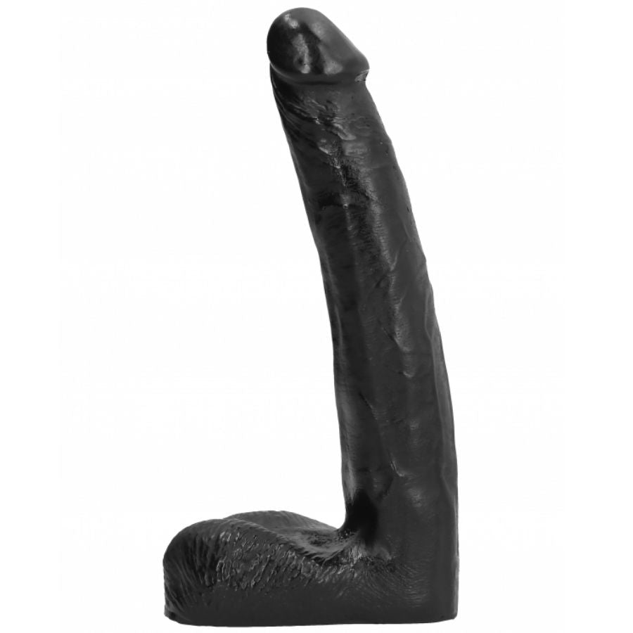 All Black Dildo Realístico 21 Cm