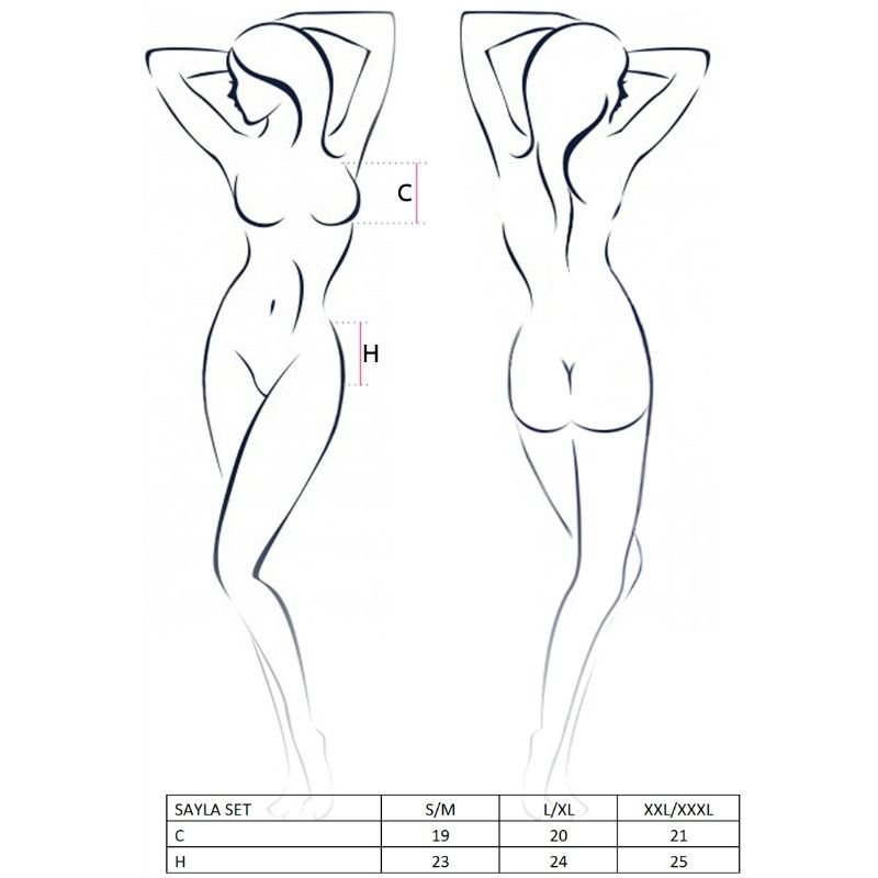 Passion Conjunto Woman Sayla Preto Tamanho L/xl