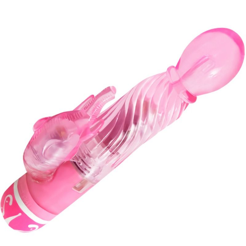 Baile Vibrador Multivelocidade Com Estimulador Rosa