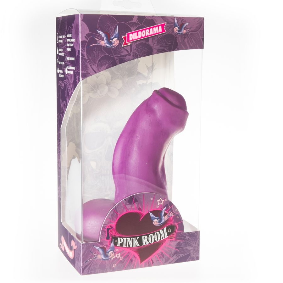Pink Room Nestor Dildo Realista Roxo 16,5 Cm