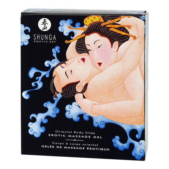 Shunga Gel de Massagem Erótica Oriental Corpo A Corpo Com Frutas Exóticas