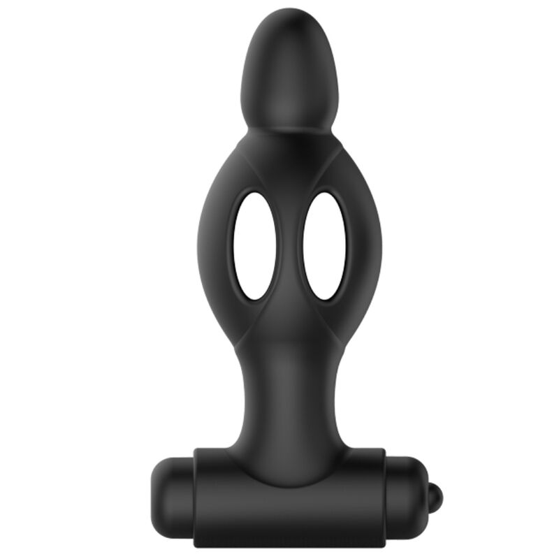 Mr Play Plug Anal de Silicone Com Vibrao