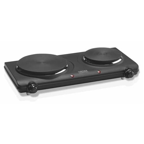 Haeger Placa Elétrica Portátil 2 Discos 2250W - Preta