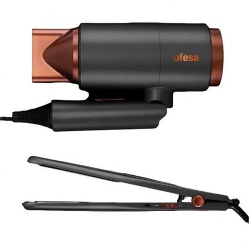 Ufesa Conjunto Secador + Alisador My Glamour Com Bolsa