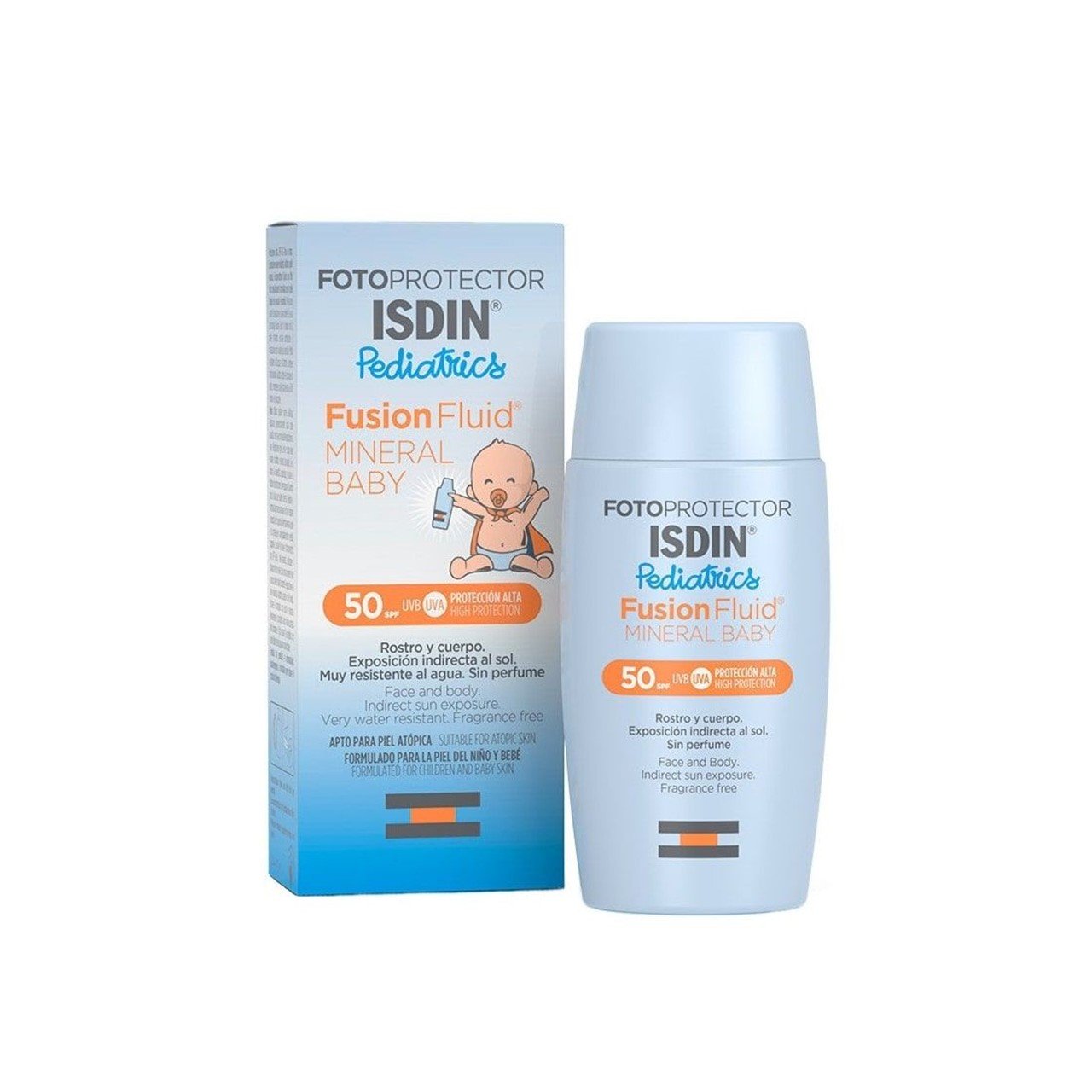ISDIN Fotoprotector Pediatrics Fusion Fluid Mineral Baby SPF50+ 50ml