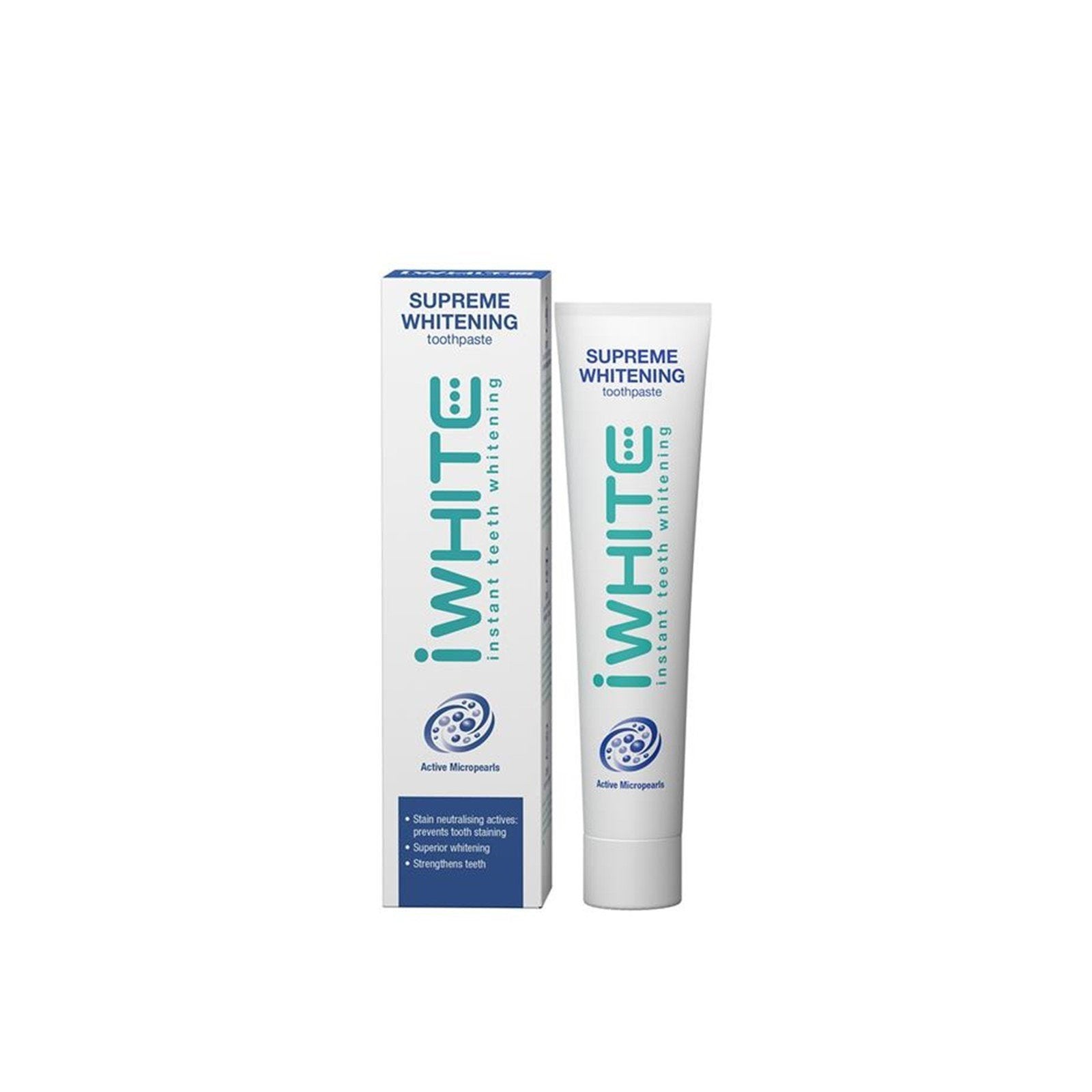 iWhite Supreme Whitening pasta de dentes 75ml