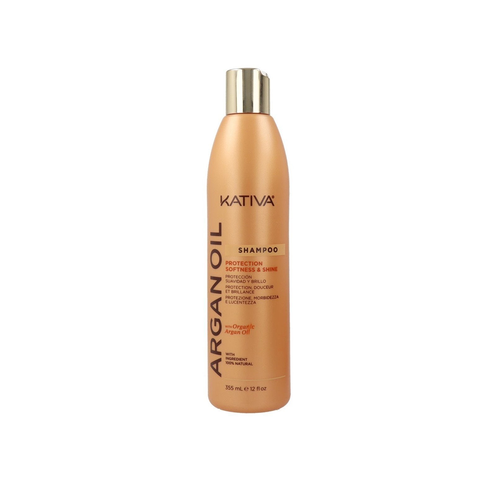 Kativa Argan Oil Protection Softness &amp; Shine Champô 355ml