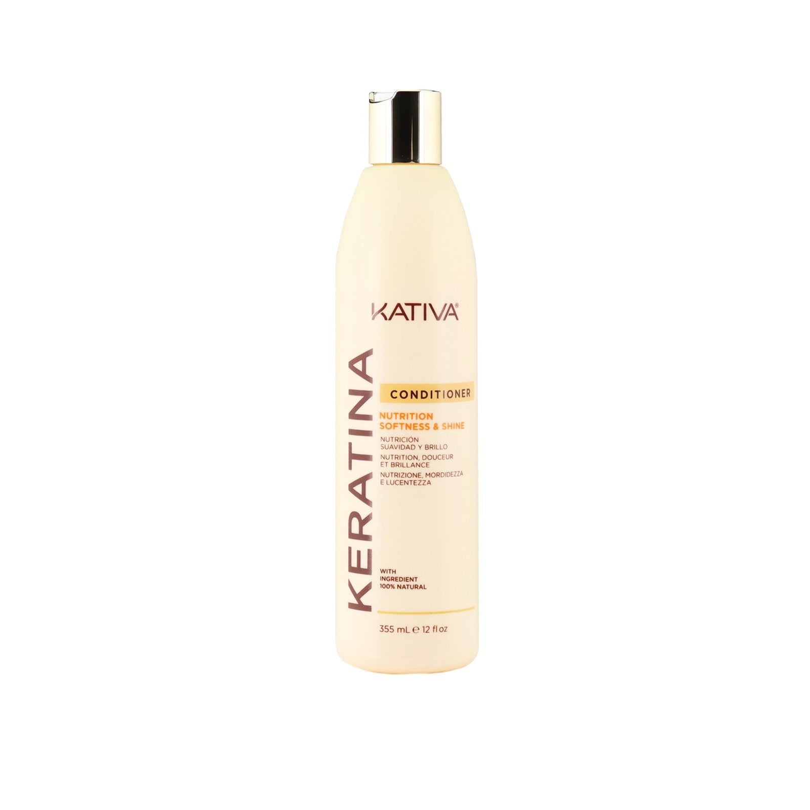 Kativa Keratin Nutrition Softness &amp; Shine Amaciador 355ml
