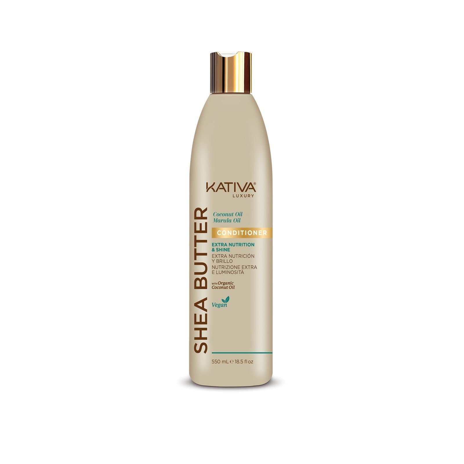 Kativa Luxury Shea Butter Extra Nutrition &amp; Shine Amaciador 550ml