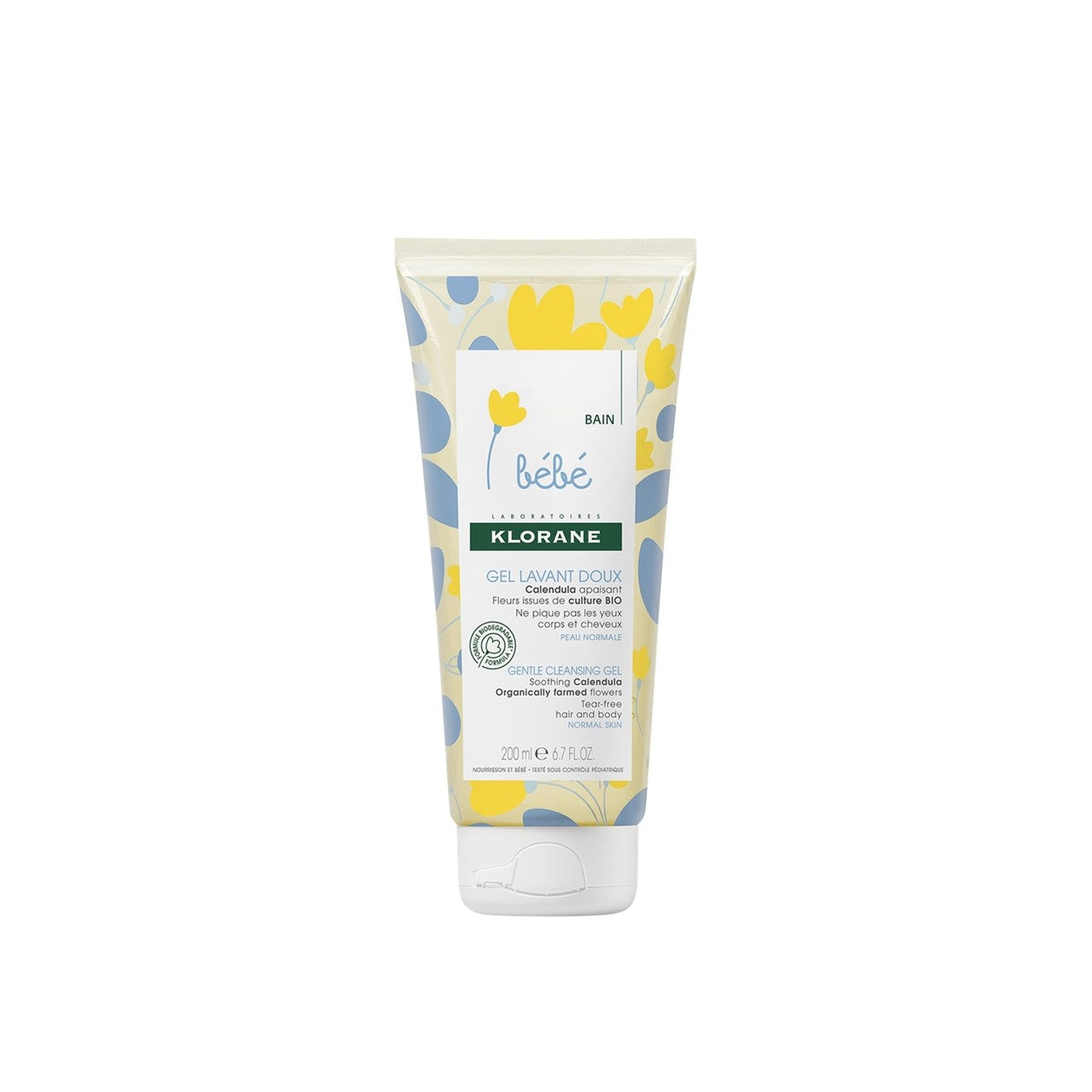Klorane Baby Gentle gel de limpeza 200ml