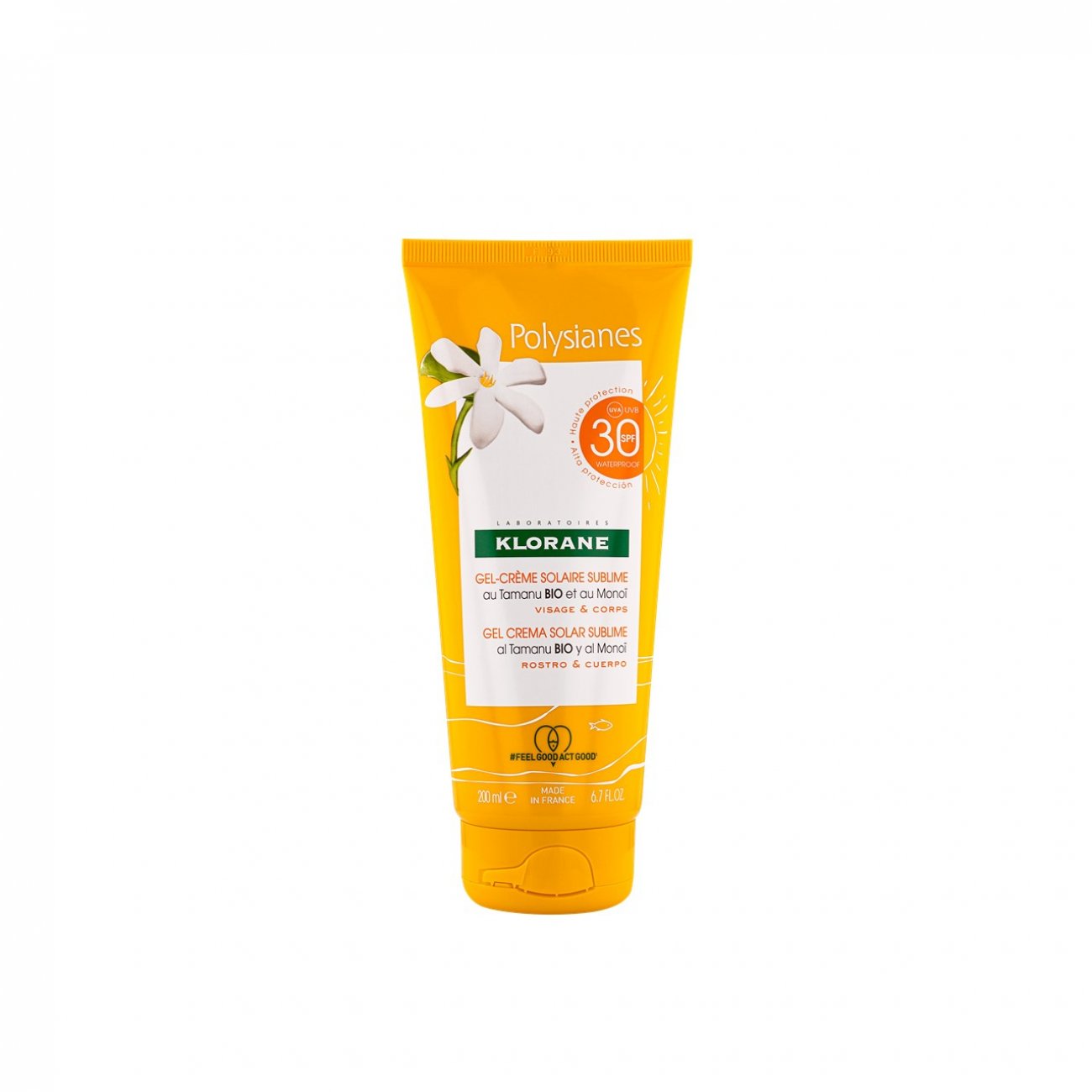 Klorane Polysianes Sublime Sun Gel-Creme SPF30 200ml