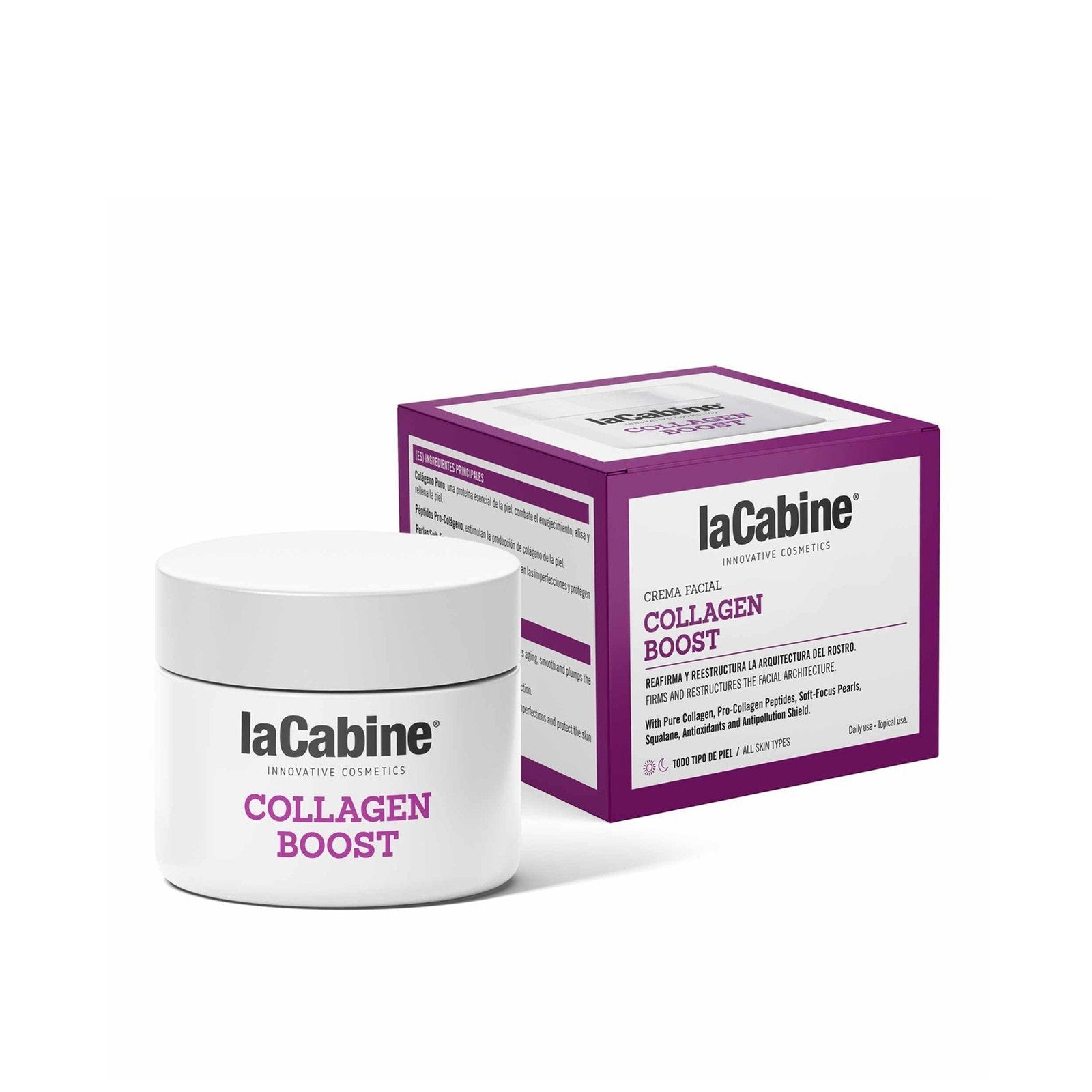 La Cabine Collagen Boost creme de rosto 50ml