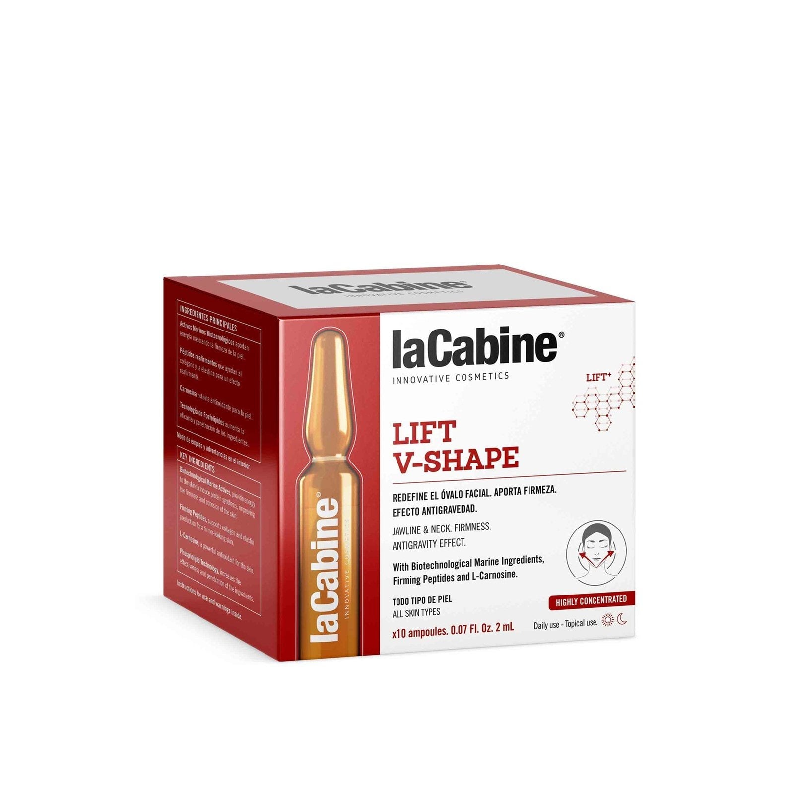 La Cabine Lift V-Shape Concentrated Ampolas 10x2ml