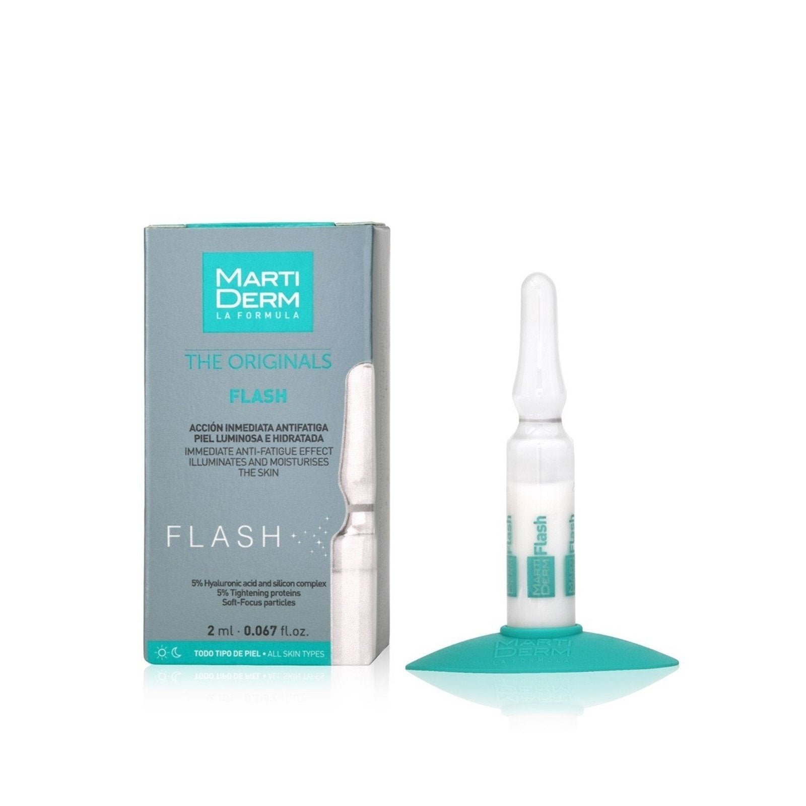 Martiderm The Originals Flash Ampolas Instant Radiance Effect 1x2ml