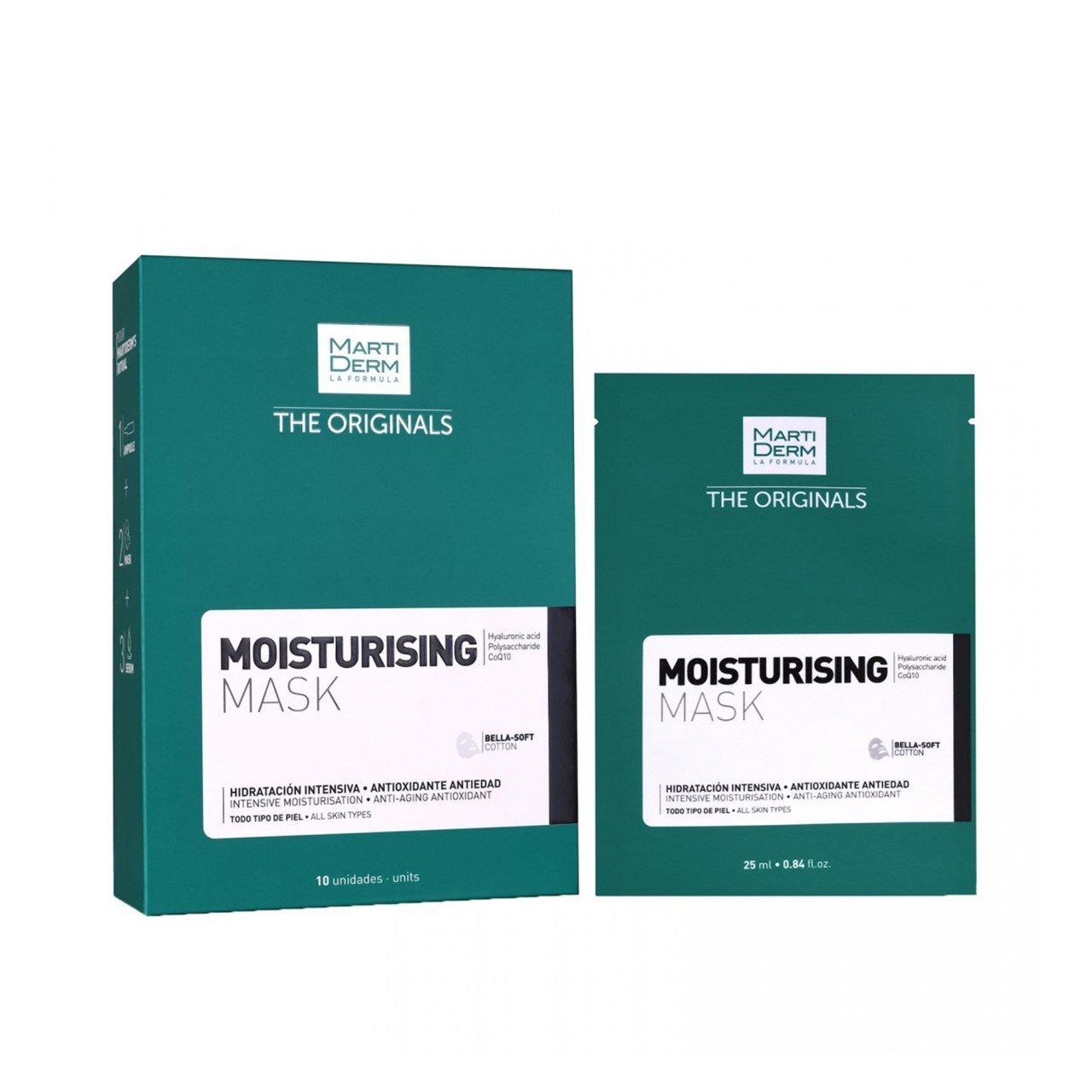 Martiderm Moisturizing Sheet Máscara x10