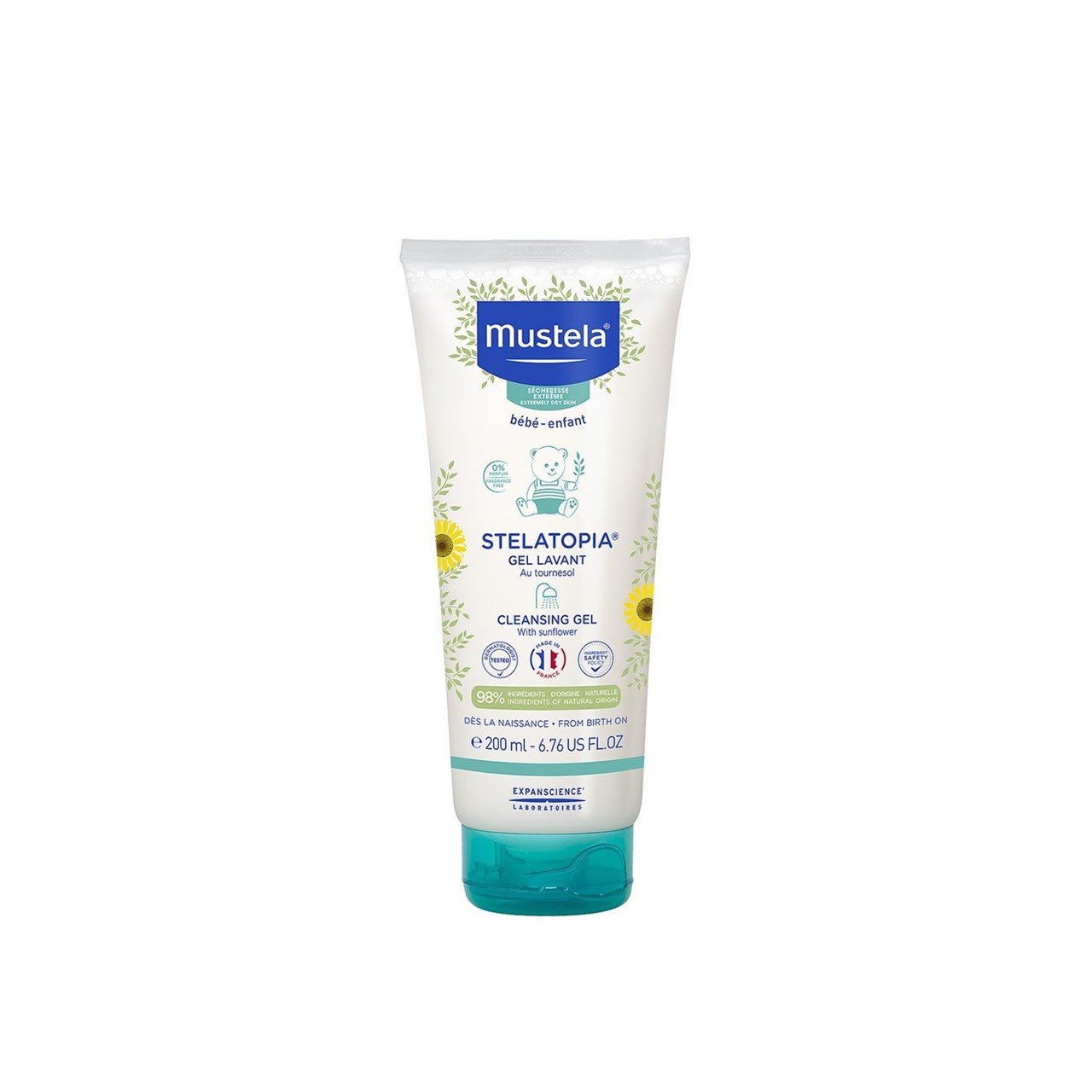 Mustela Stelatopia gel de limpeza Atopic Skin 200ml