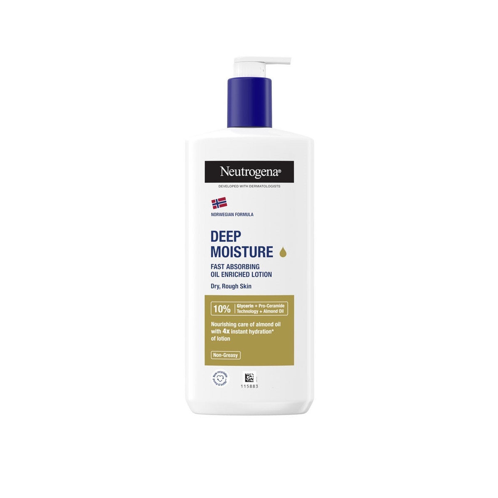 Neutrogena Deep Moisture Oil-in-Loção 400ml
