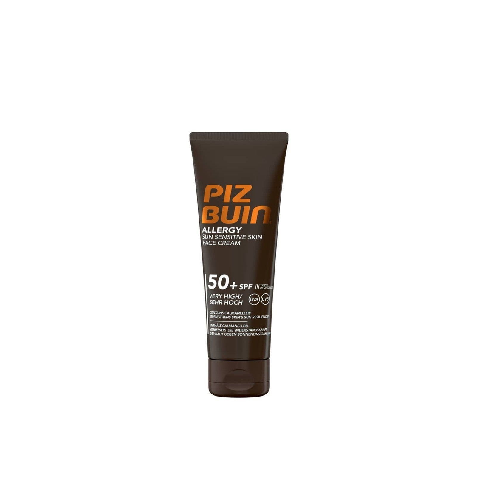 Piz Buin Allergy Sun Sensitive Skin creme de rosto SPF50+ 50ml