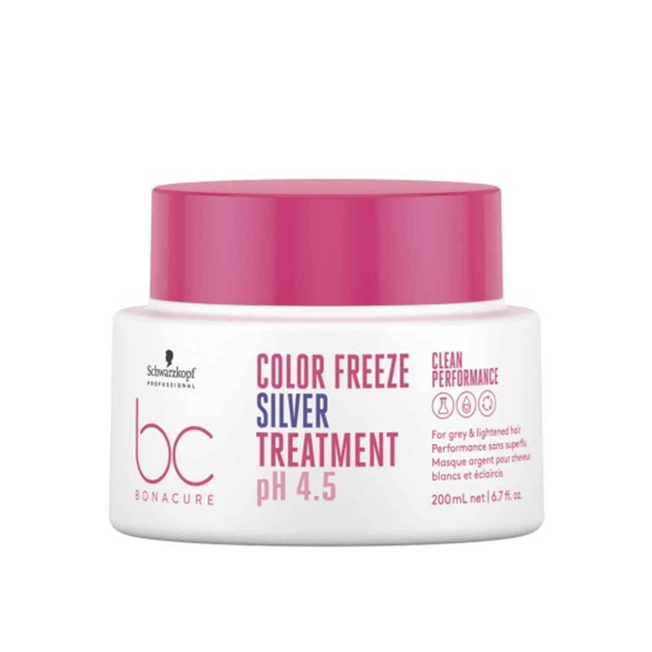 Schwarzkopf BC pH 4.5 Color Freeze Silver Treatment Máscara 200ml
