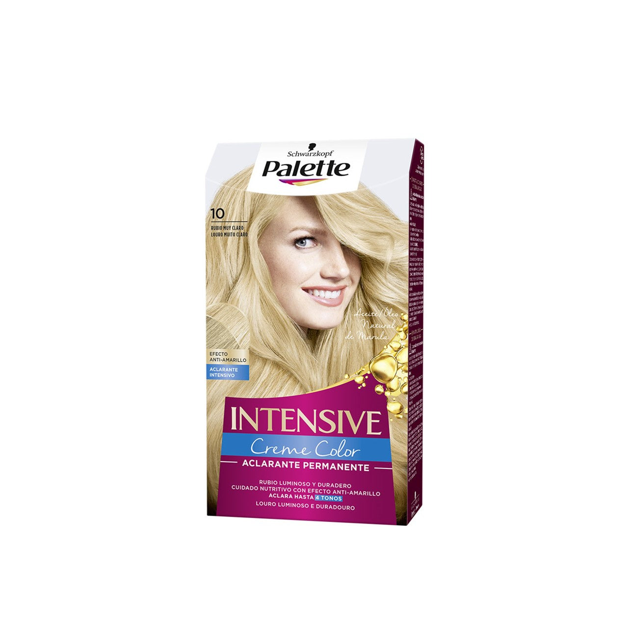 Schwarzkopf Palette Intensive Creme Color Permanent tintura para cabelo 10 Very Light Blonde