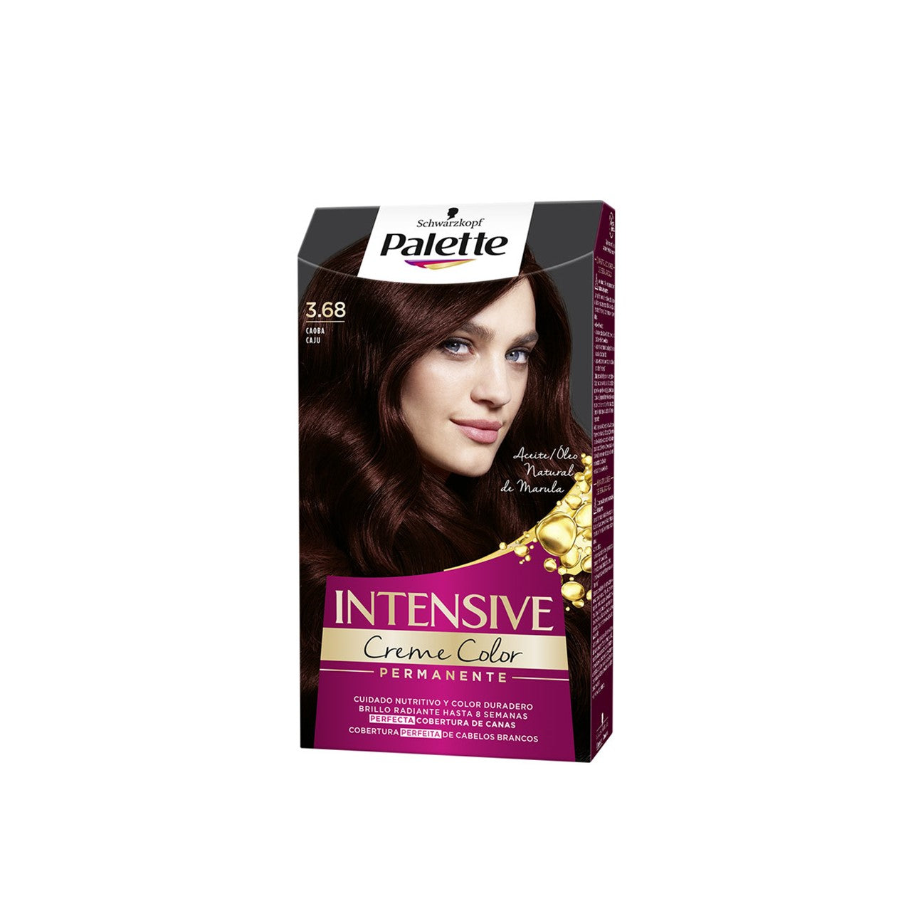 Schwarzkopf Palette Intensive Creme Color Permanent tintura para cabelo 3.68 Mahogany
