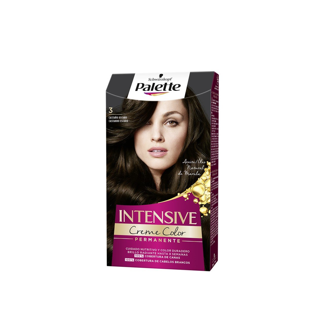 Schwarzkopf Palette Intensive Creme Color Permanent tintura para cabelo 3 Dark Brown