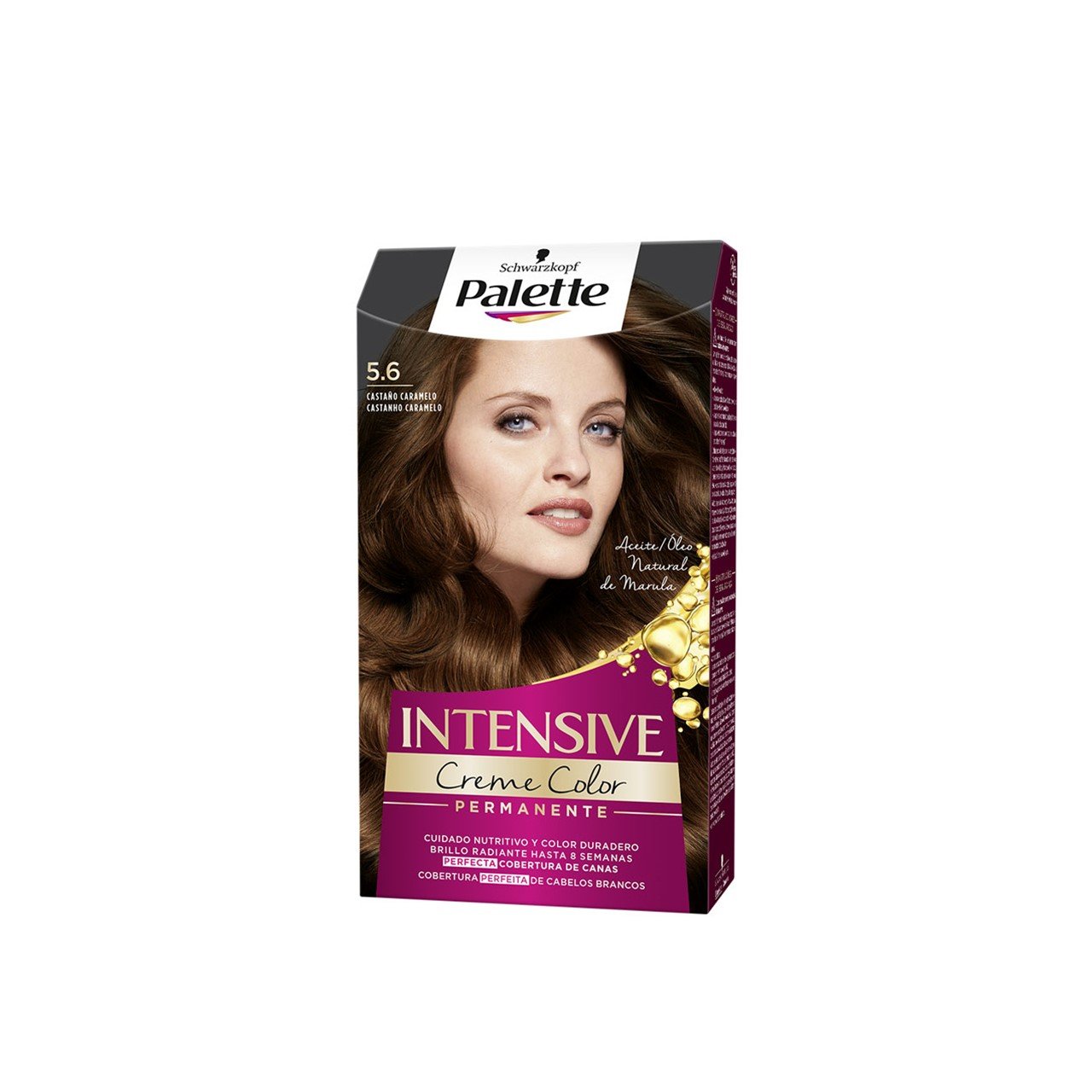 Schwarzkopf Palette Intensive Creme Color Permanent tintura para cabelo 5.6 Caramel Brown