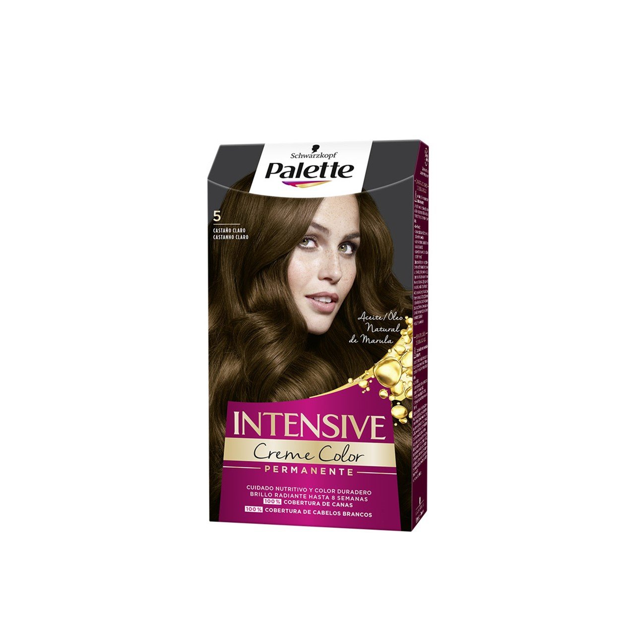Schwarzkopf Palette Intensive Creme Color Permanent tintura para cabelo 5 Light Brown