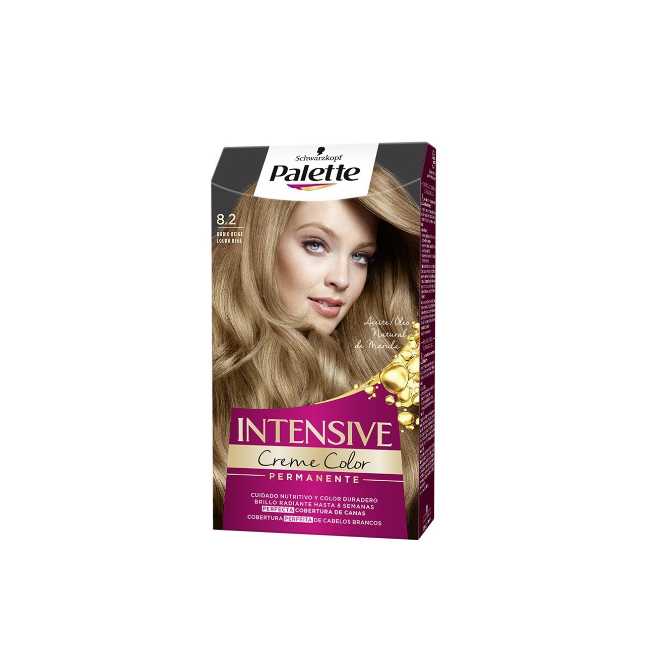 Schwarzkopf Palette Intensive Creme Color Permanent tintura para cabelo 8.2 Beige Blonde