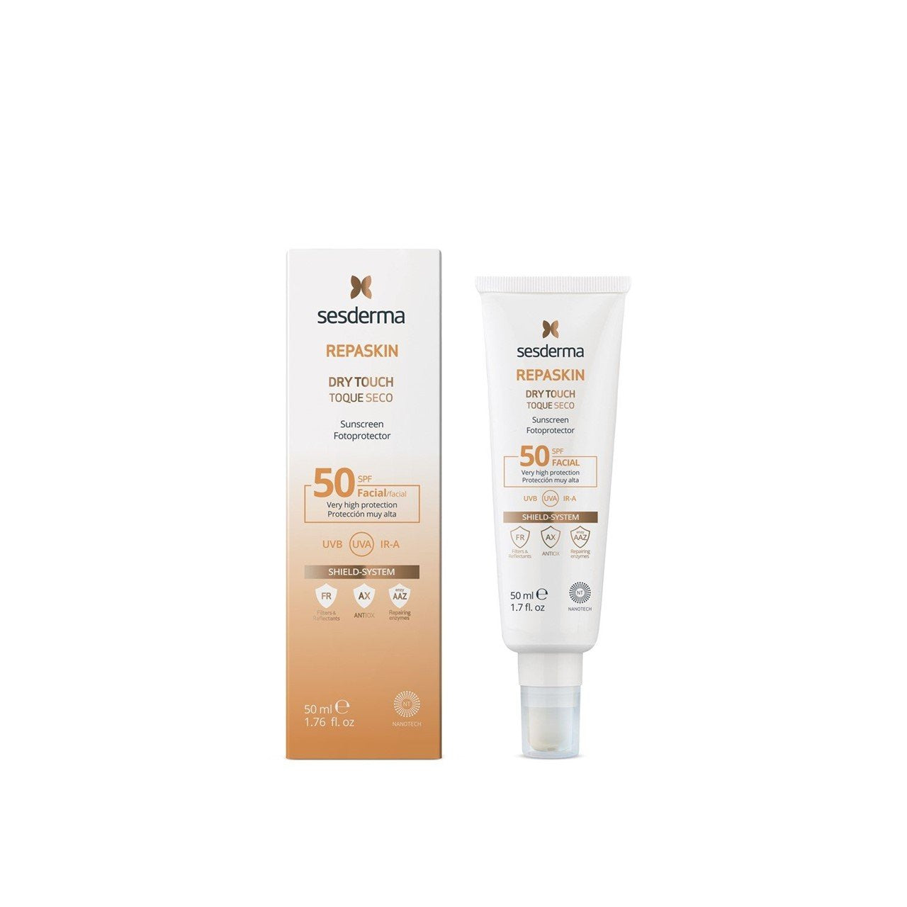 Sesderma Repaskin Dry Touch Facial Sunscreen SPF50 50ml