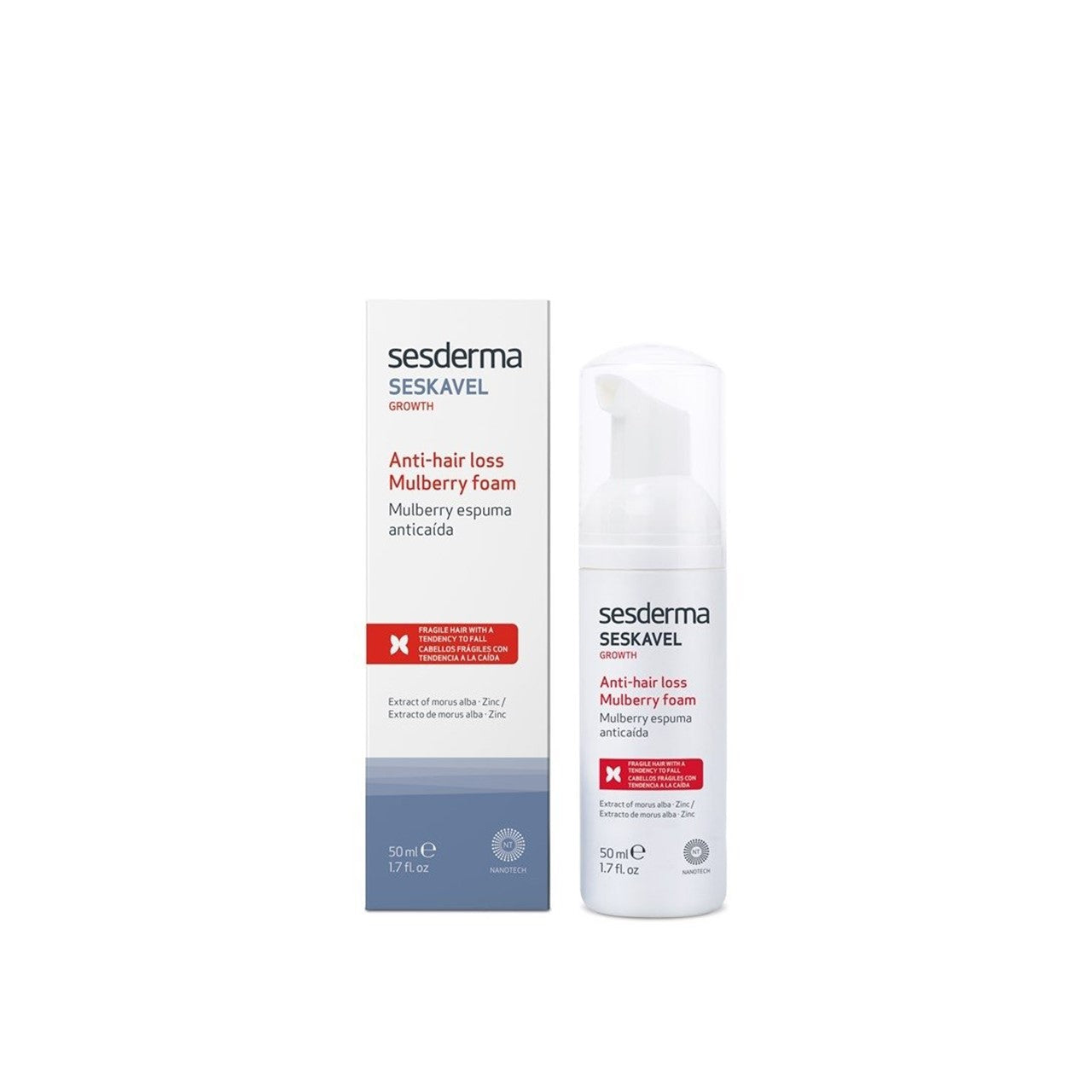 Sesderma Seskavel Anti-Hair Loss Mulberry Espuma 50ml