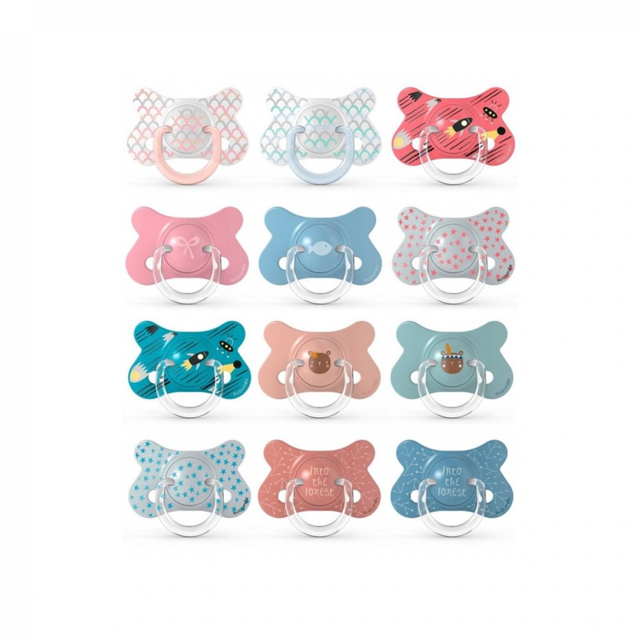 Suavinex Fusion Anatomical Pacifier Silicone Nipple 4-18m x2