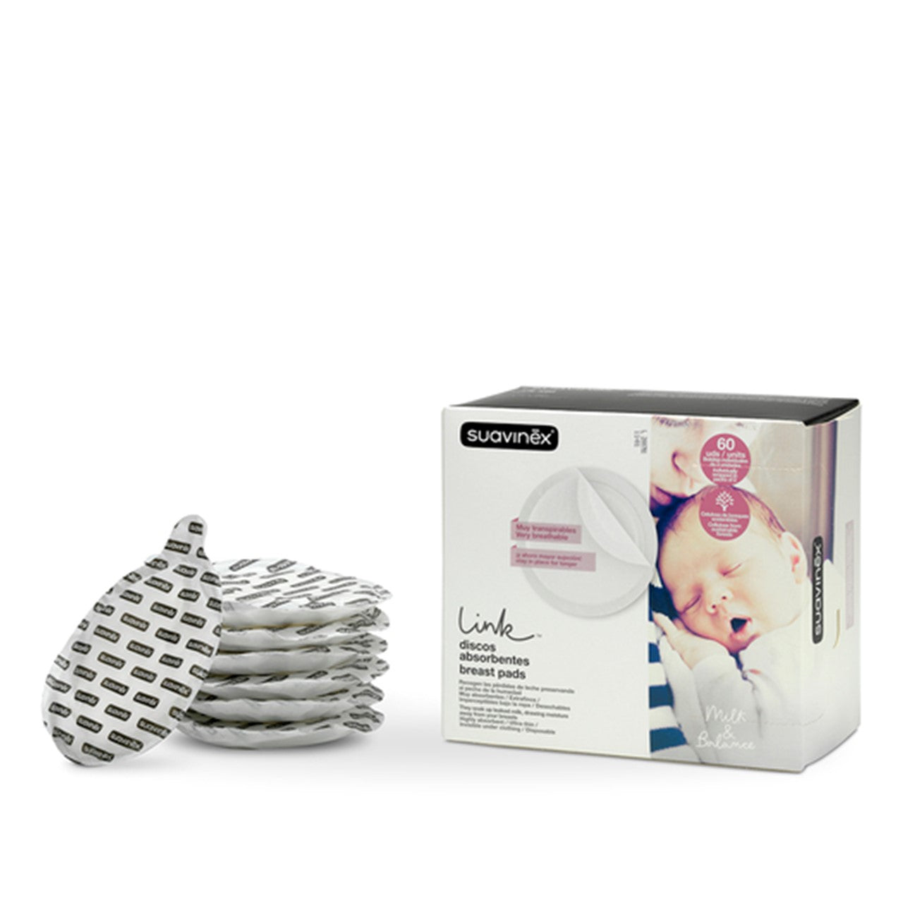 Suavinex Milk &amp; Balance Breast Pads x60