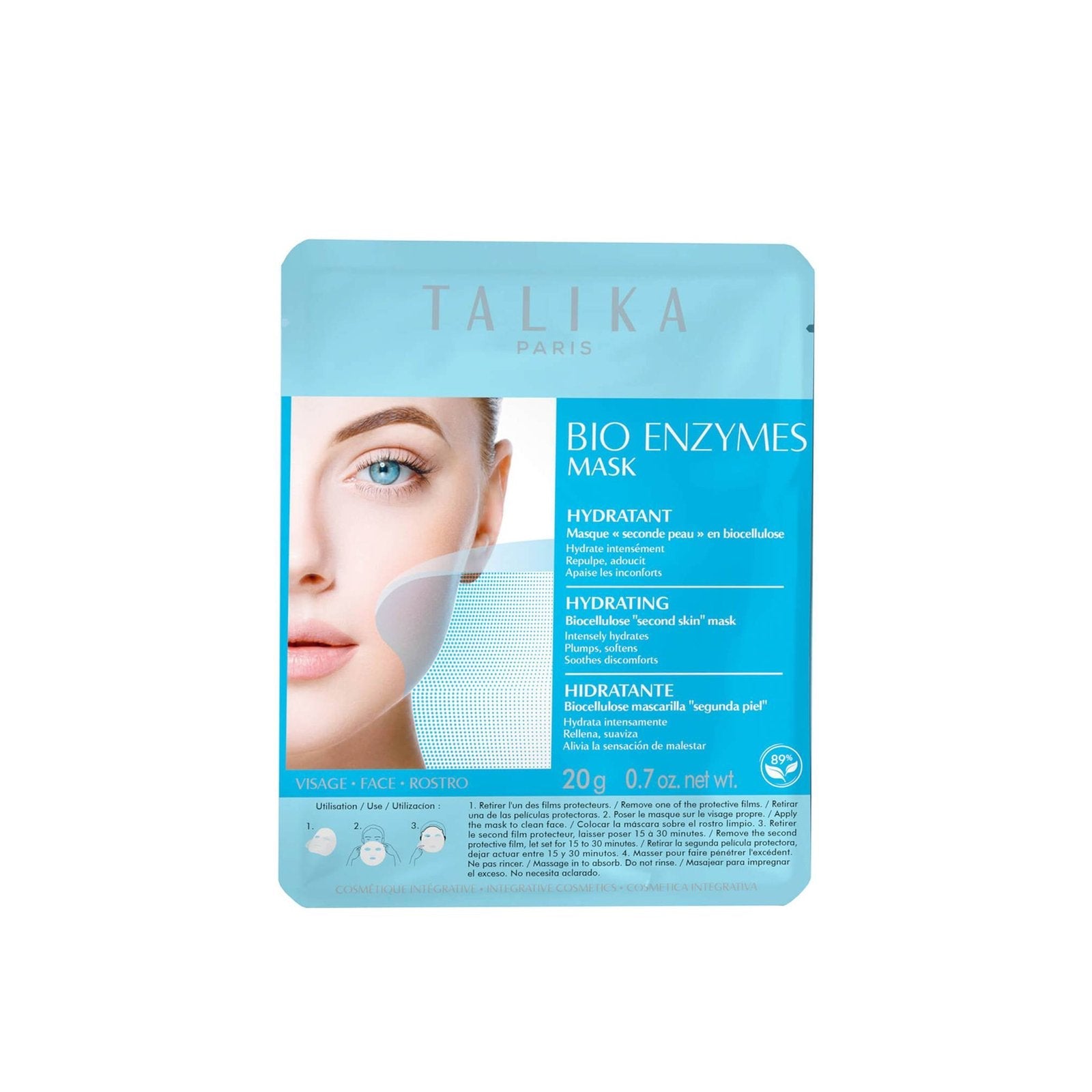 Talika Bio Enzymes Hydrating Máscara 20g