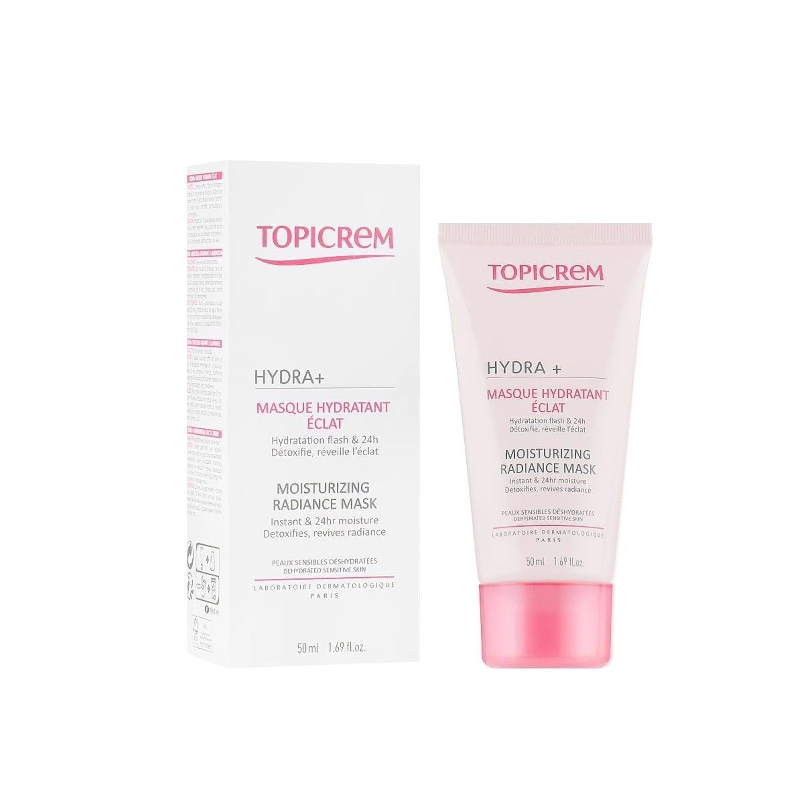 Topicrem Hydra+ Moisturizing Radiance Máscara 50ml